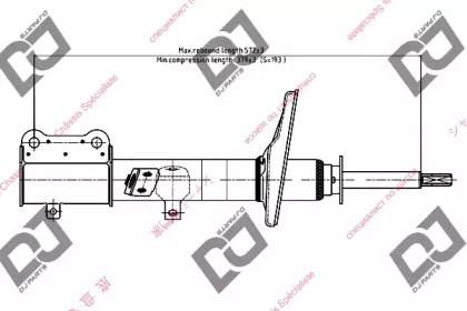 Амортизатор DJ PARTS DS1016GS